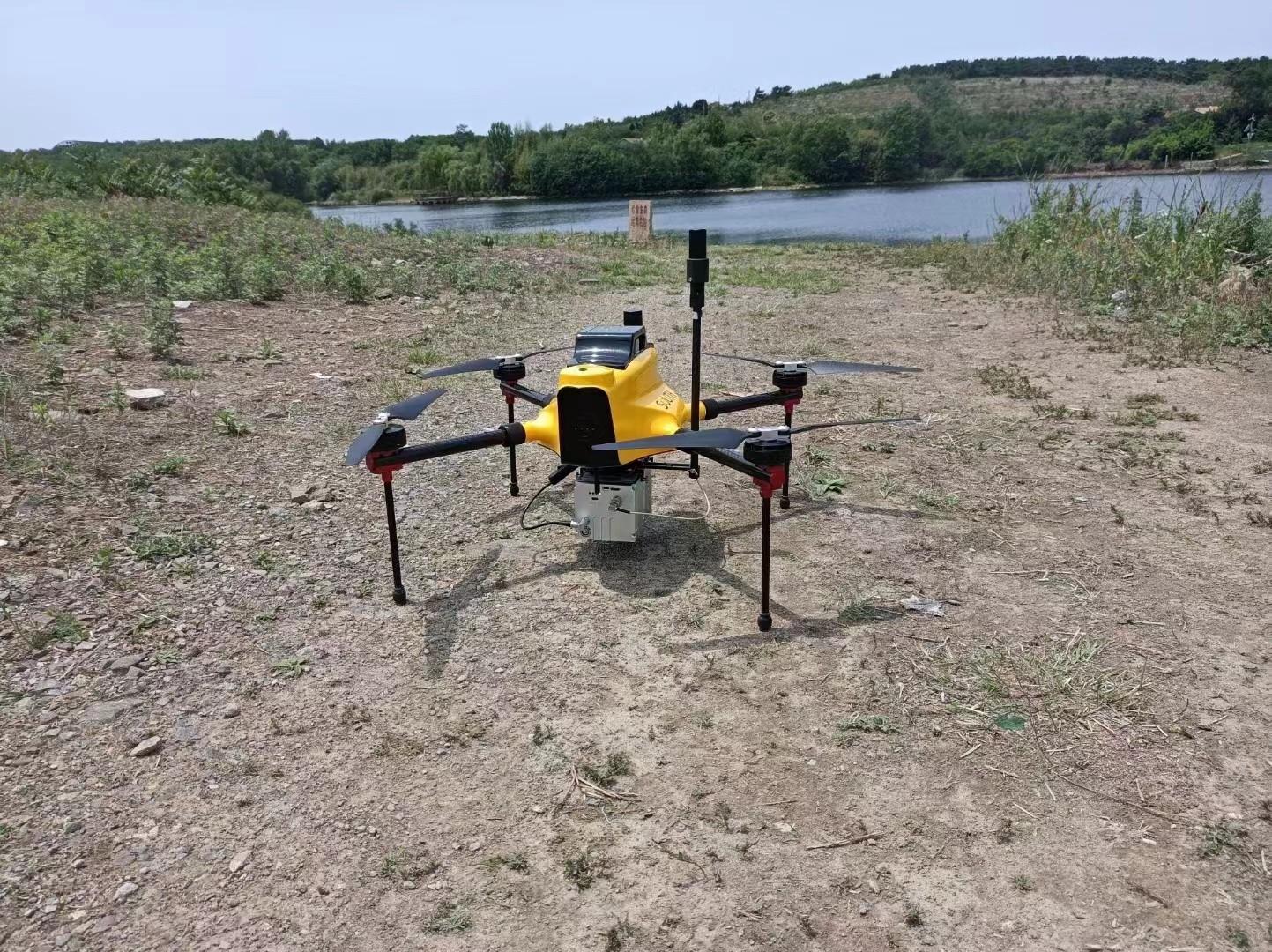 Latest company case about UAV LiDAR Scanning System Geosun GS-100C+ Application for Reservoir