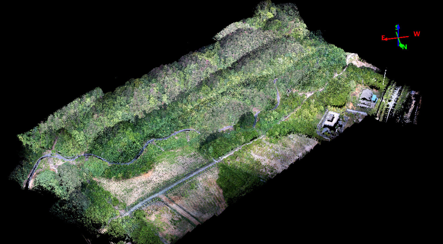 Latest company case about UAV LiDAR Scanning System Geosun GS-260X Application for Forestry