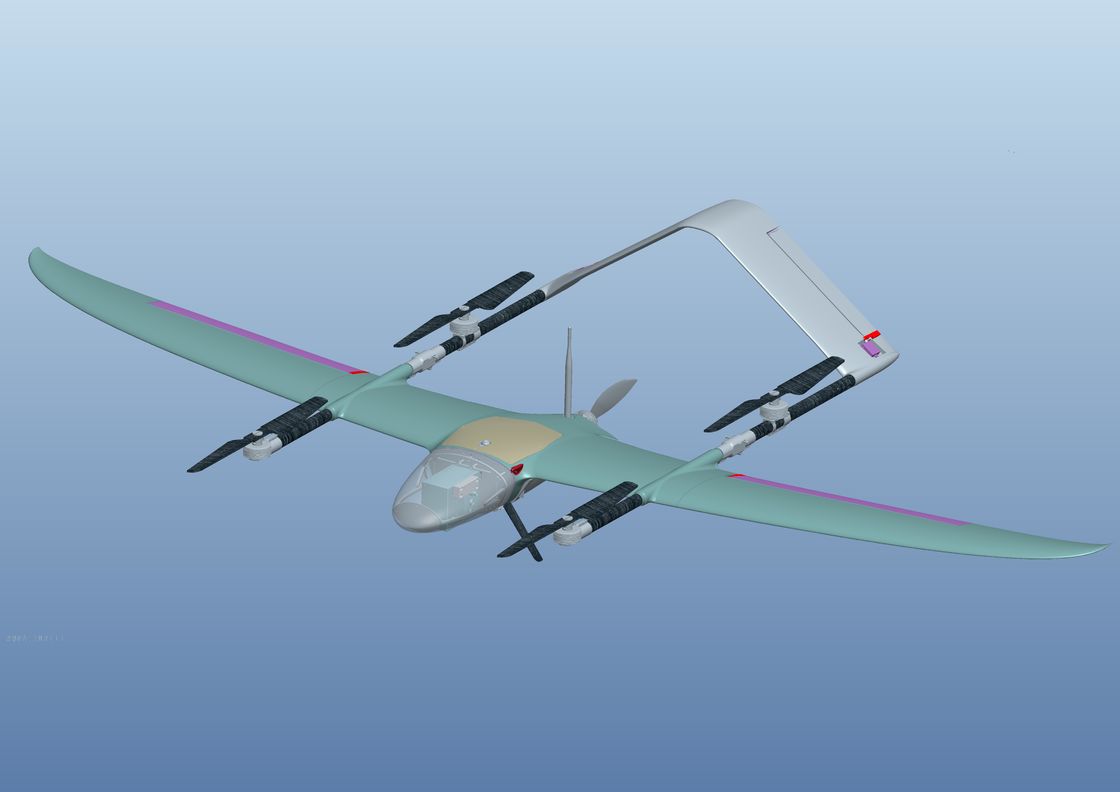 Mapping Surveying 2000mm Wingspan VTOL Fixed Wing LiDAR Drone