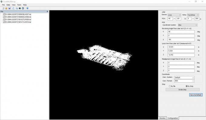3D LiDAR Data Processing Software With Color PT File Output 6